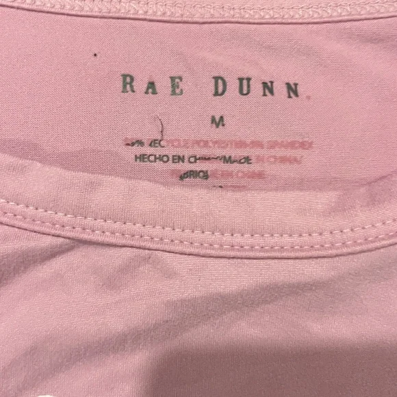 Rae Dunn Pink Top JM - Picture 2 of 3